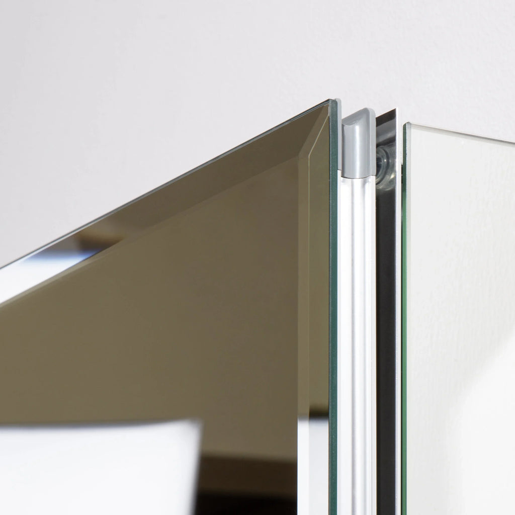 Cabinet Mirror Double Elegant Medicine Door Reflections
