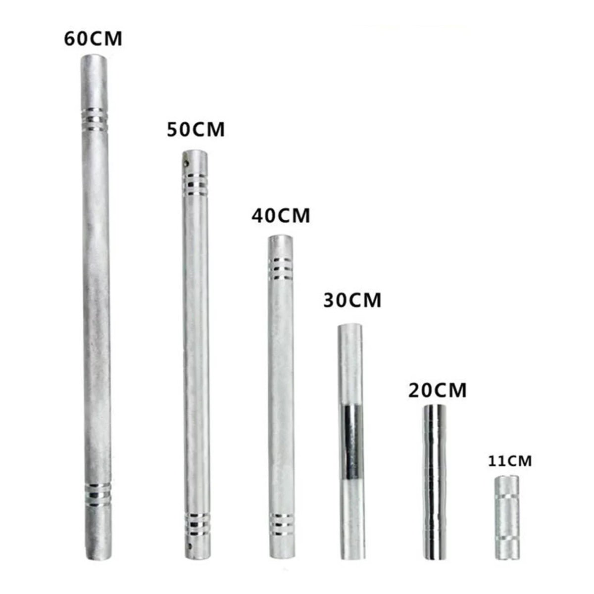 Dumbbell Joiner for Rod Extension Pole 25~28mm Bar 40cm Extender Coupler