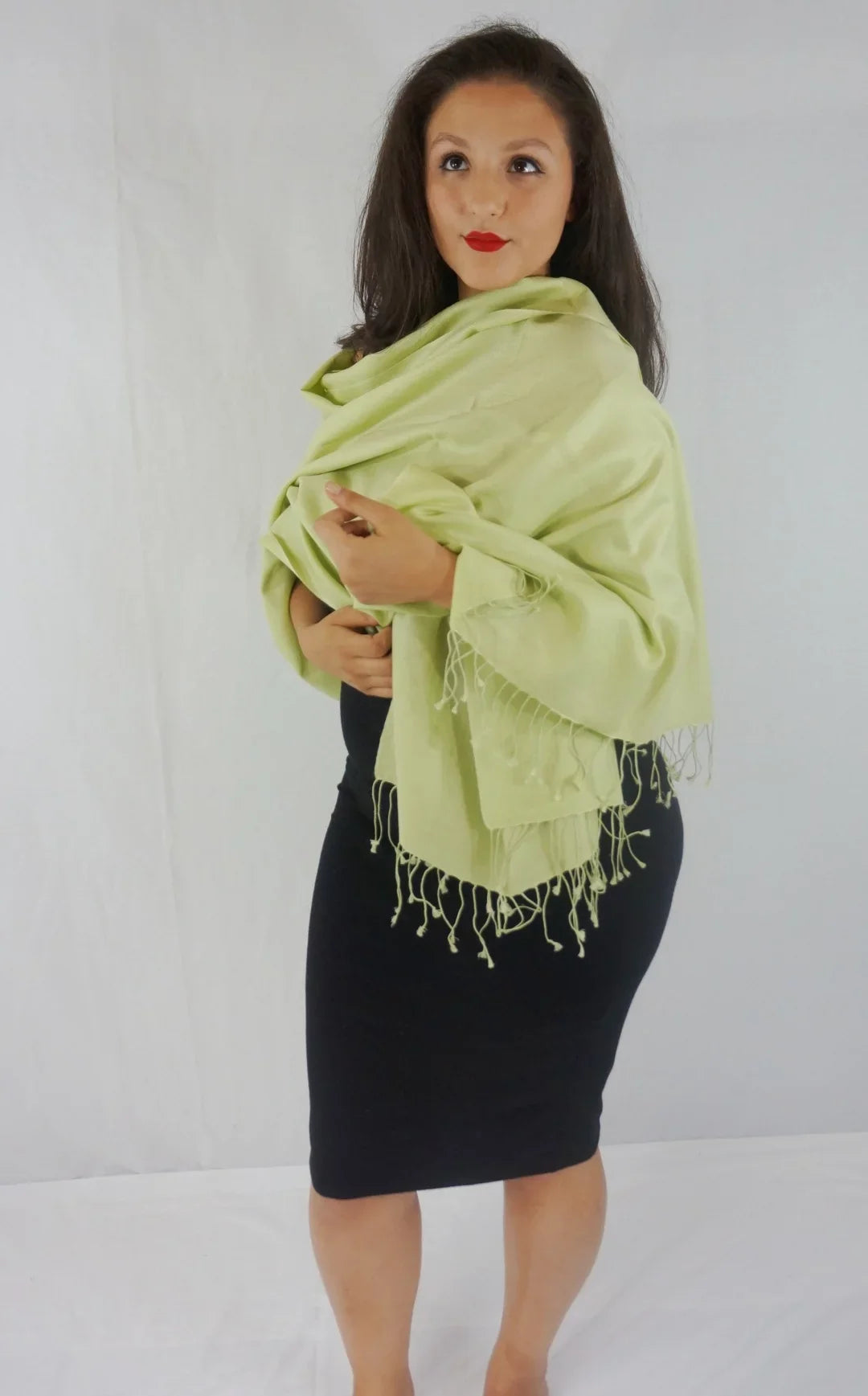 Scarf/Pashmina Scarf/Wool/Silk Green) (Mint Shawl/Cashmere/Cashmere Scarf/Scarves/Shawl/Shawls/Stole/Wrap/Pashmina