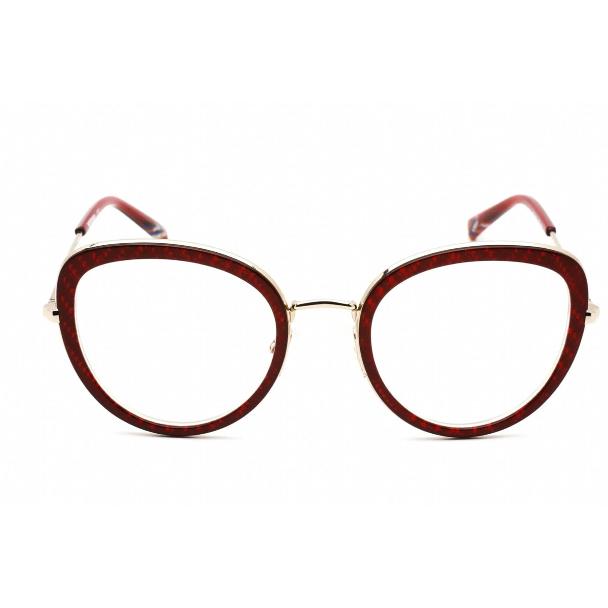 Full Cat Burgundy Rim Eye/Butterfly Missoni Opal 43 Eyeglasses