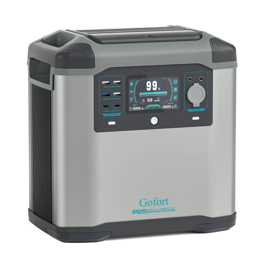 Gofort Off-Grid Portable Station Power for Reliable Living Solar Generator 2000W