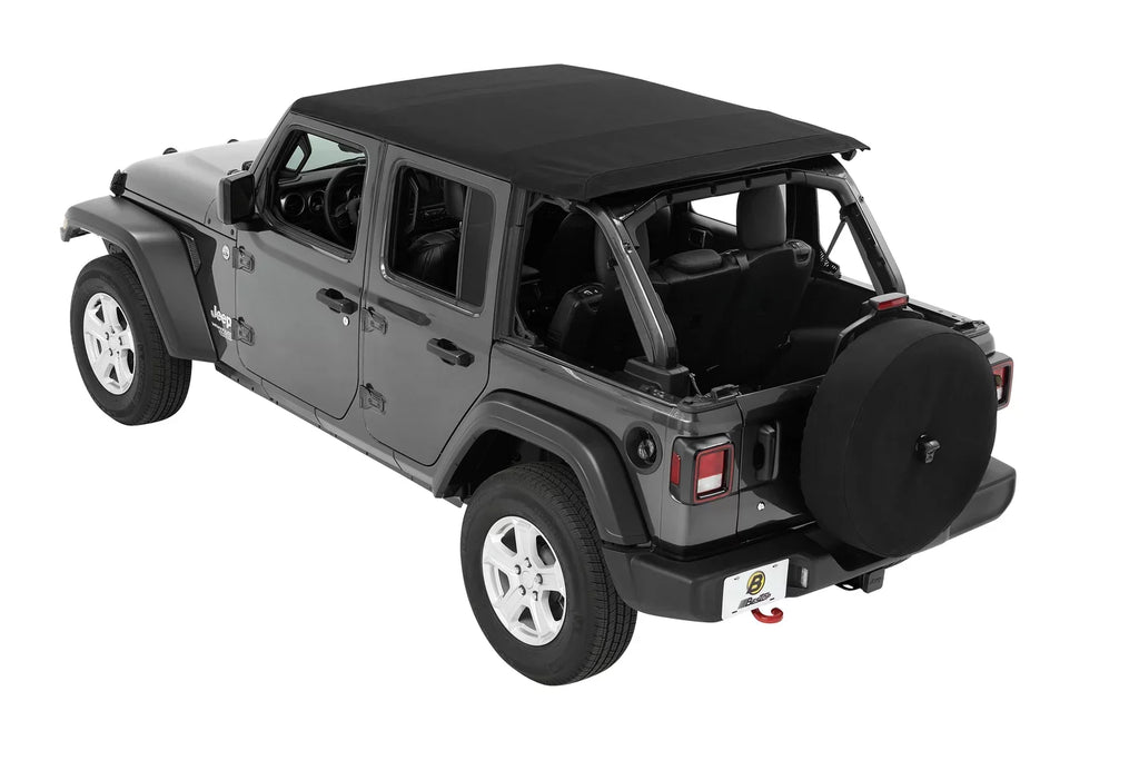 for (56863-17) Current, Model Twill Wrangler a JL, 2018 Trektop Bestop 4-Door Jeep to Black Years