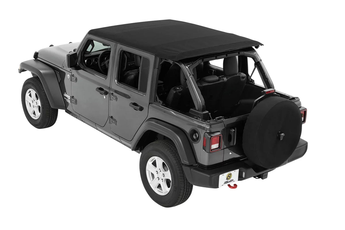 for (56863-17) Current, Model Twill Wrangler a JL, 2018 Trektop Bestop 4-Door Jeep to Black Years