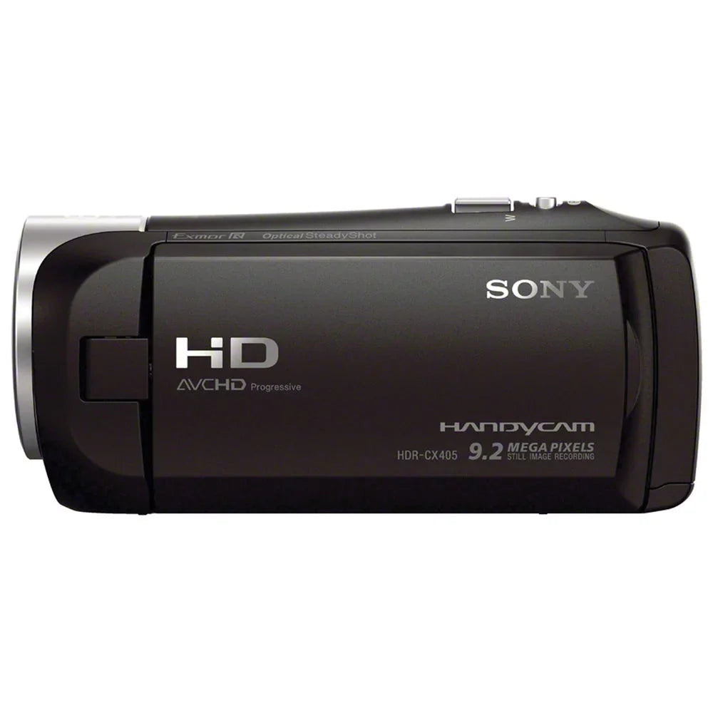 '- + + Handycam Extra Flash HDR-CX405 16GB HD Battery Kit