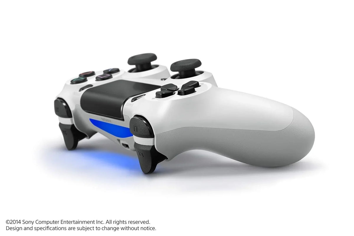 For + Earbuds White Bundle Like Dual Console Shock Gaming PS4 Wired Controller New BOLT AXTION