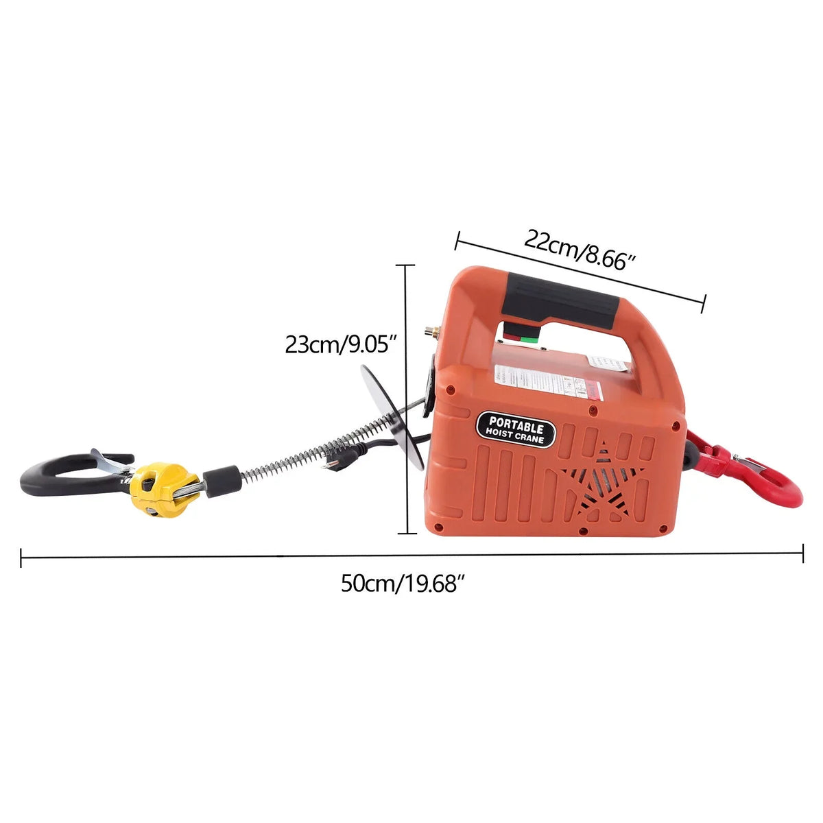 Lift Remote Control Winch Wireless LBS 3-in-1 Crane 1100 110V Portable ZhdnBhnos Hoist Kit Electric