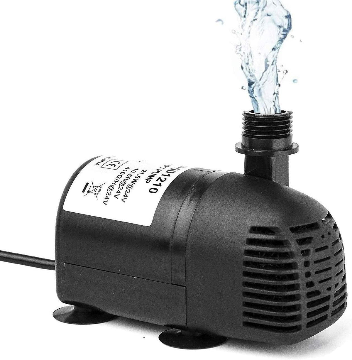 Brushless 12V Fountain, Fish for DC 24V 410GPH, 410GpH Aquarium 1 - Submersible Pond, and Pump, Solar liquid Pack