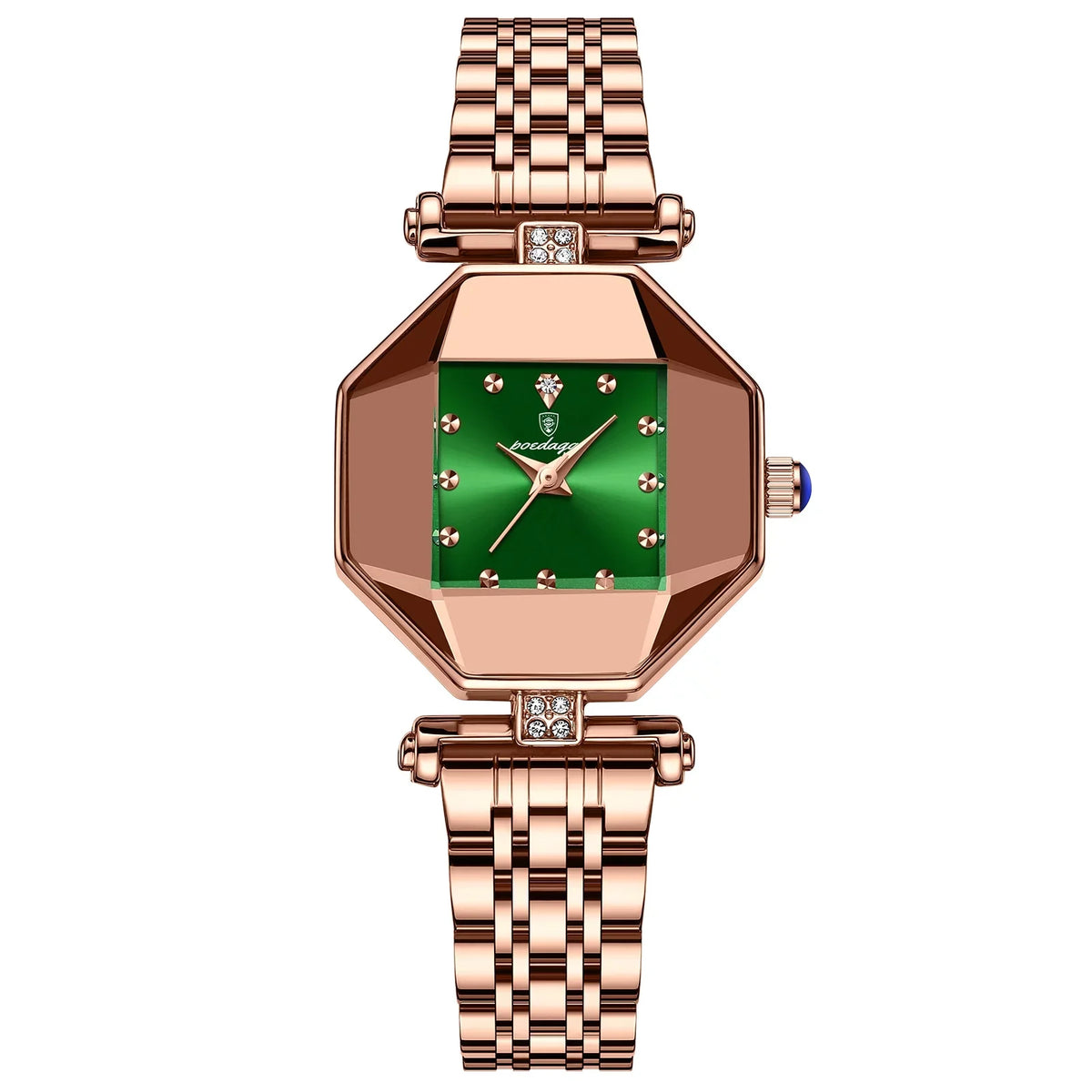 Stain Luxury Brand Fashion POEDAGAR Stainless Waterproof Quartz Watches Steel Top Gold Watch Wristwatch Rose Gift Women Ladies