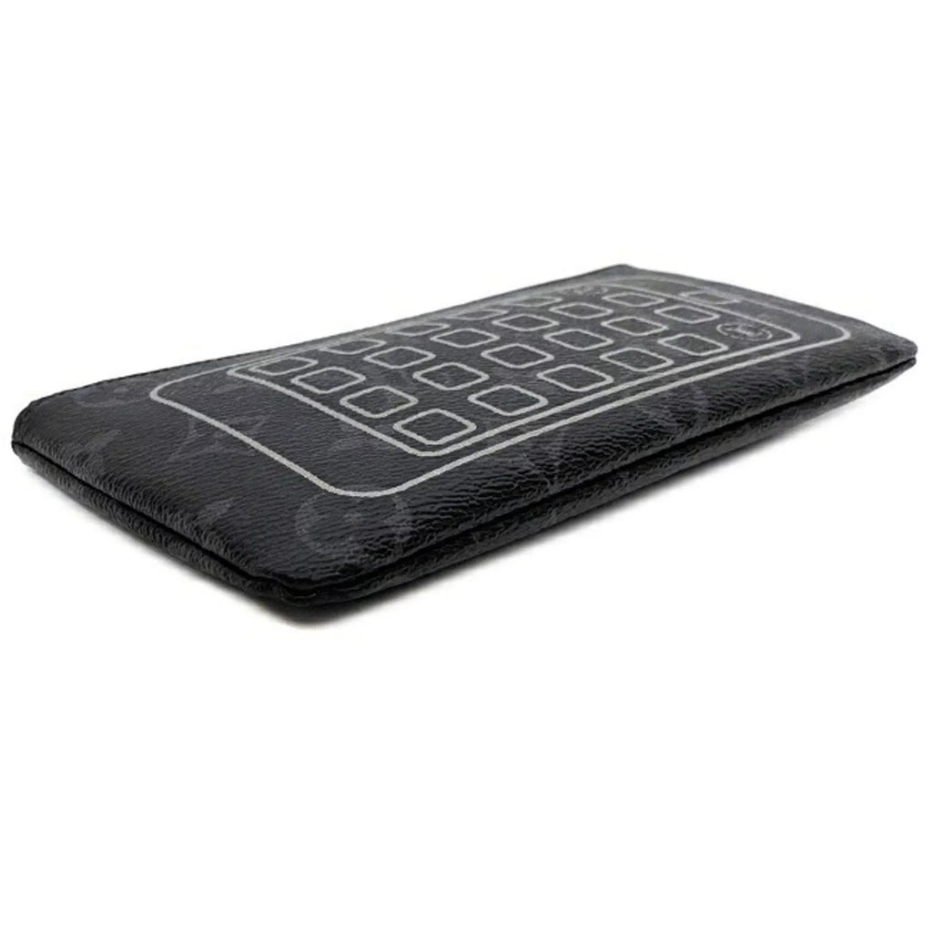 Fragment UB1137 iPhone Pouch Rainbow Fujiwara Hiroshi Collaboration M64433 Flash (Good) Eclipse Black Monogram Gray Pre-Owned