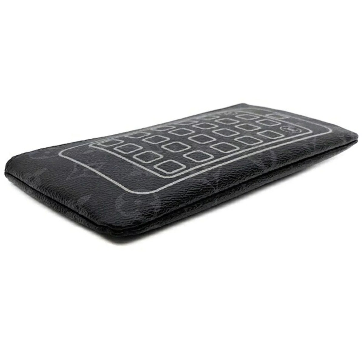 Fragment UB1137 iPhone Pouch Rainbow Fujiwara Hiroshi Collaboration M64433 Flash (Good) Eclipse Black Monogram Gray Pre-Owned