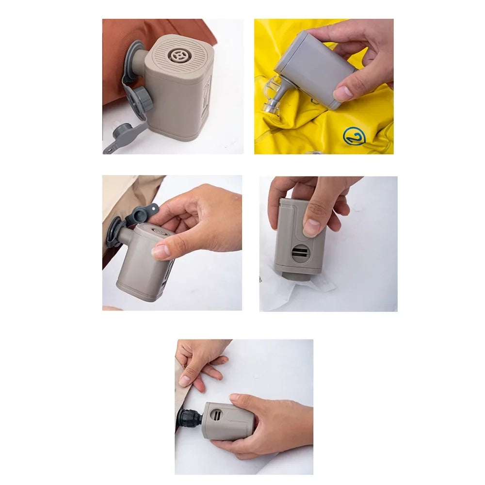 Cordless Inflator Portable Tickas Pump Dual-use exterior Electric Inflatable Mattress Inflator and Pump Multifunctional