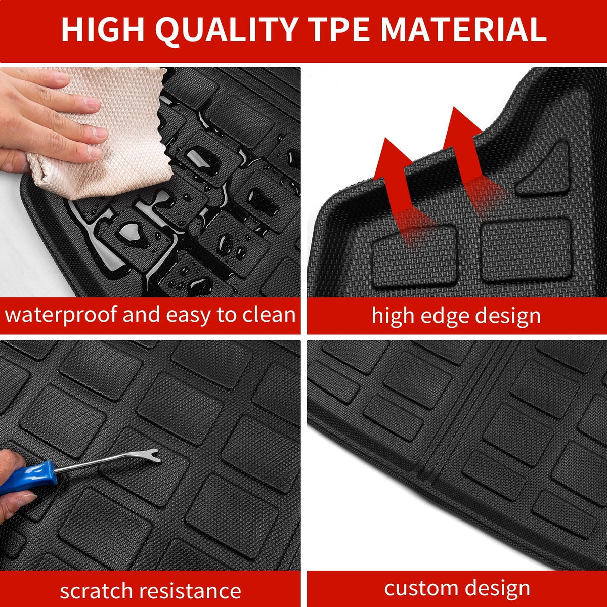 Honda 2023 climate Trunk 2023 Liner Non-Hybrid TPE CR-V 2024 Cargo All Fit Accessories Trunk Fuel CRV Liner Mat