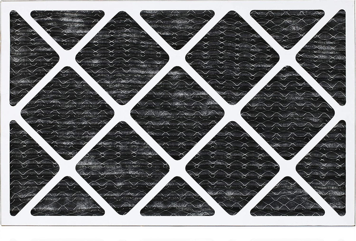 Odor 14x30x1 Activated Filters with MERV (2-Pack) Pleated Furnace Air 8 Filterbuy Carbon AC HVAC Eliminator