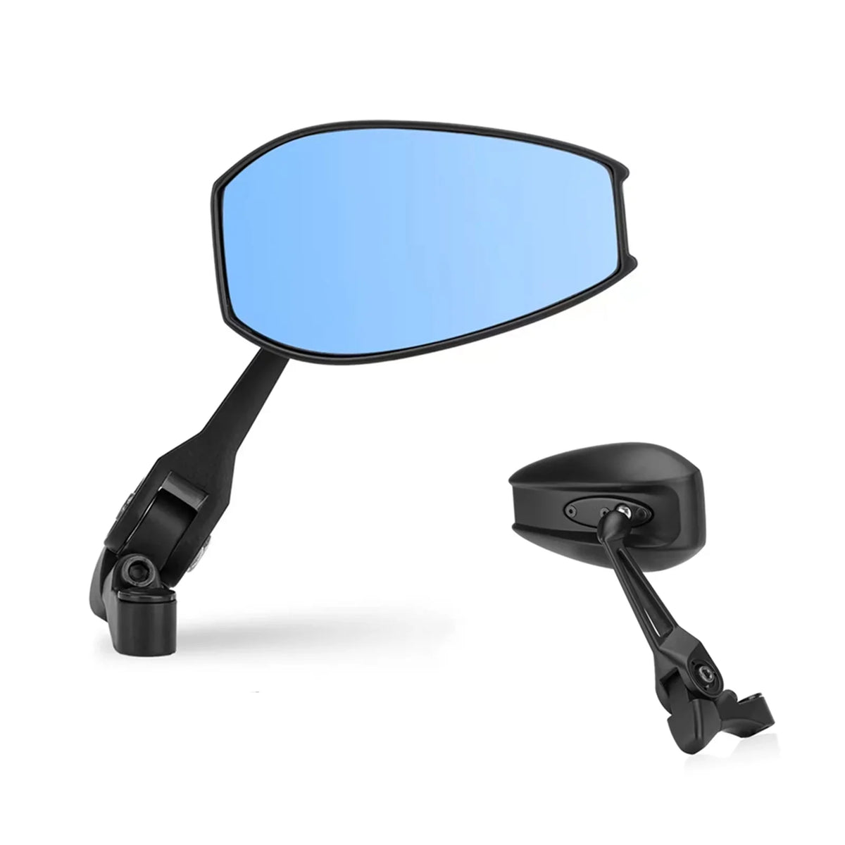 and Pair Rear - with Electric Mirror Motorcycle Rearview Visibility Universal Enhance Mirrors Aluminum Reversing Car Safety Anti-dazzle of - Base