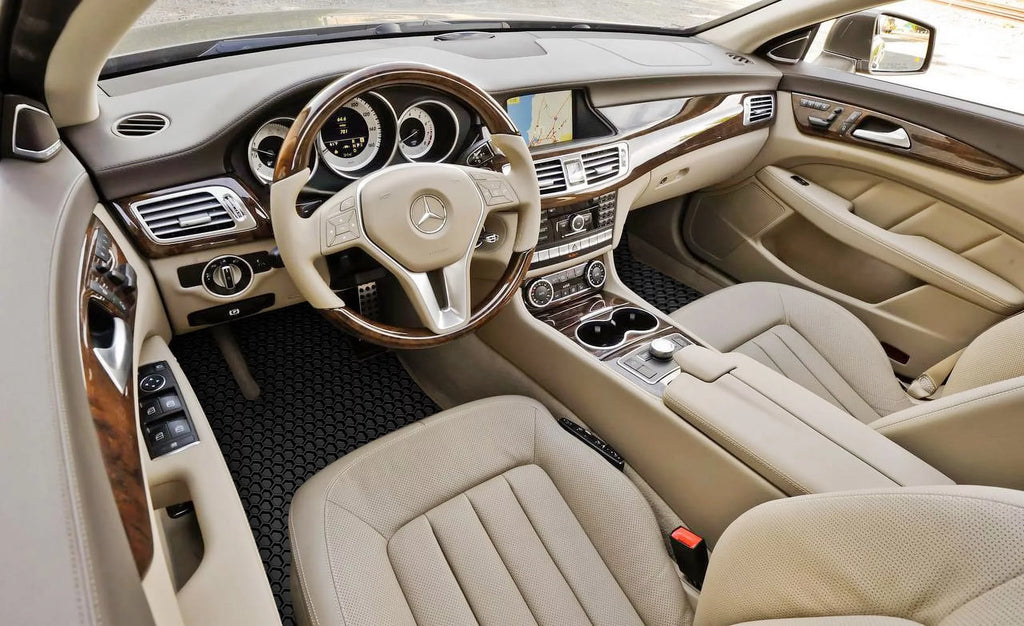 All - 2nd (Made Mats 1st -BENZ Rubber Heavy Duty - with & Compatible Row ToughPRO - Black USA) C400 climate - (Sedan) in 2015