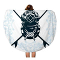 Circular Circle Classic Shield Tapestry inch Towel Surfboard 60 SIDONKU Activity Beach Aqualung Suit Surf Blanket Mat Diving Throw Round Towels Beach Travel Antique