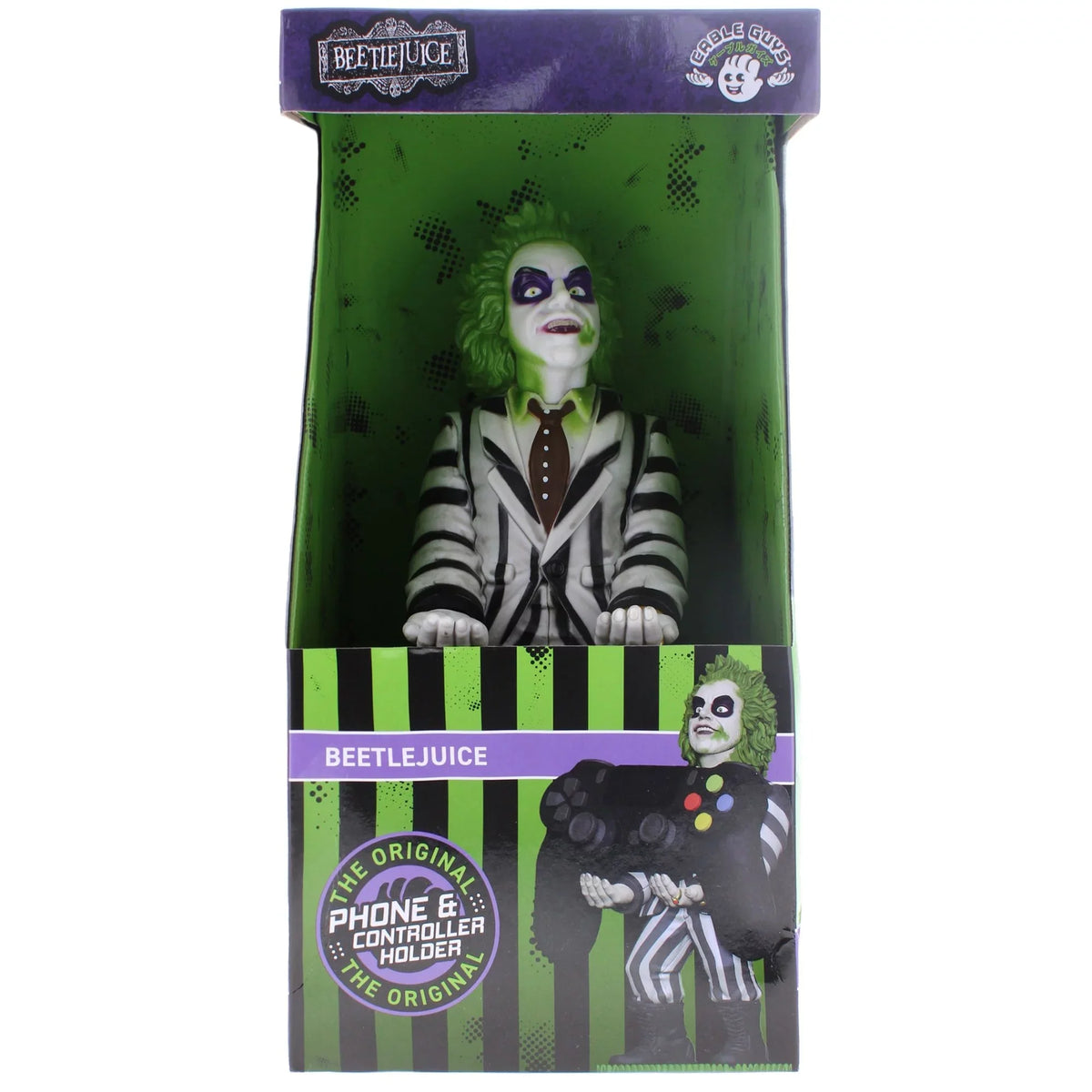 Warner Gaming Mobile Exquisite Holder, Stand, & Licensed Device - Figure Guys, Original Bros: Phone Gaming: Beetlejuice Cable Controller