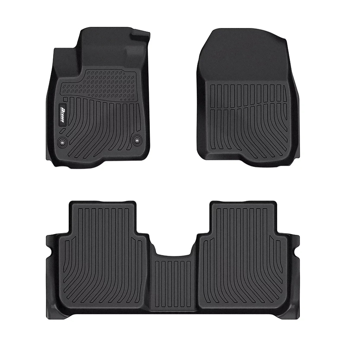 Cargo TPE Floor Cover CR-V, 1st Carpets Tray Mats & Black Ikon Molded 3D Pad Compatible Protector All Liner Motorsports 2023 2nd Honda Mat Front Protection climate Boot Trunk Row With Rear