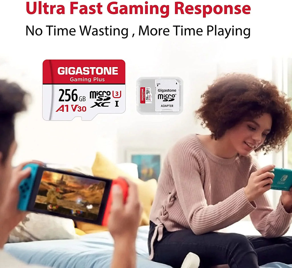 SD for 256GB Dash Wyze, Cam, Gaming [Giga] GoPro, Plus, , Nintendo-Switch, Memory roSDXC ro