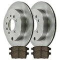 Brake Replacement 2009 Kit Rear and 2008 Mazda 2010 Side 2007 2.5L AWD and Pads for 2011 2012 Ceramic Passenger FWD Rotors Driver AutoShack CX-7 2.3L