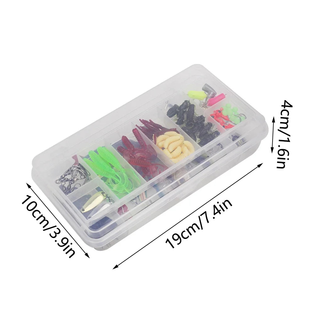 Set Bait Lures Set Rivers Accessories for and Fishing Seas Tackle Fishing Fishing Kits BE-TOOL Suitable