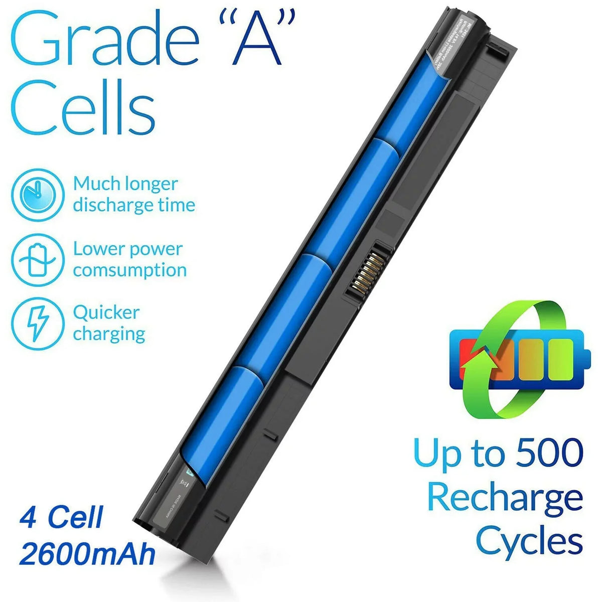 / Battery 5755 K185W M5Y1K DELL Inspiron Laptop 5758 5458 54515452 5455 For 5559