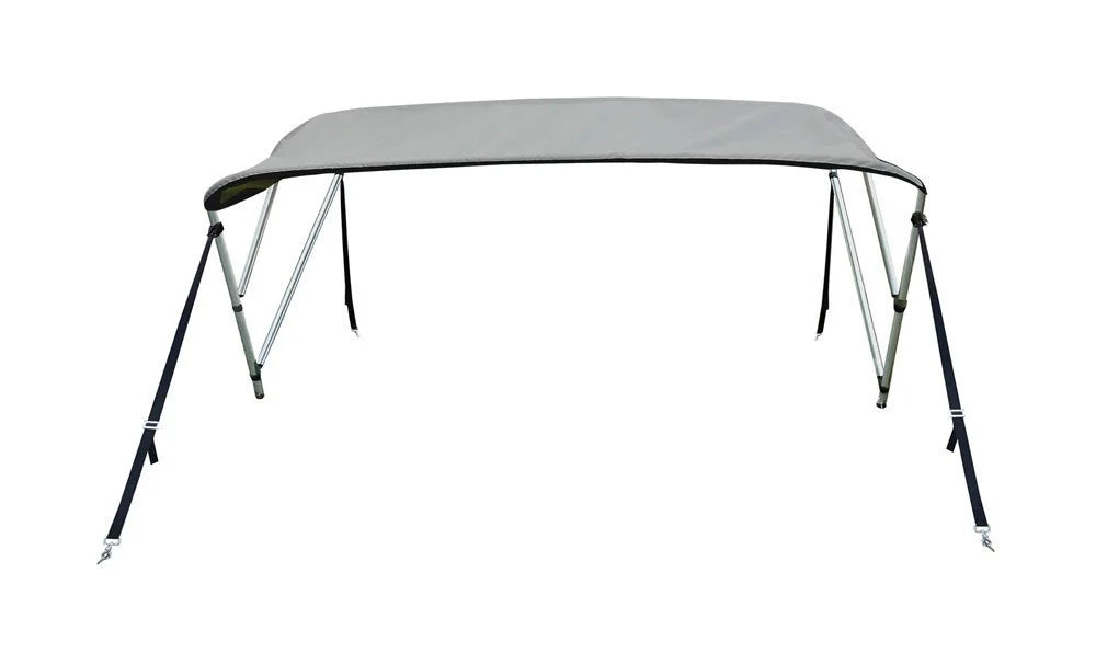 36" Cover Top Long X Bimini Boat H W Bow 3 67"-72" 6' Gray