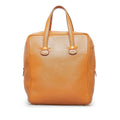Calf Leather Hermès Unisex Tote Galop Pre-Owned Bag Authenticated Brown (Good)