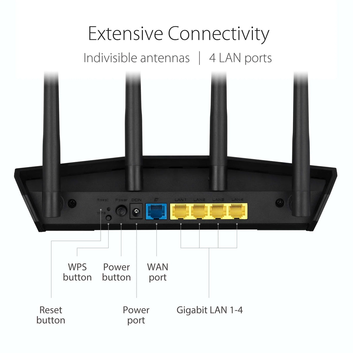 MU-MIMO, WiFi OFDMA Included Lifetime Band Wireless Gigabit Security, Parental Control, Gaming - Compatible, (RT-AX57) ASUS & AiMesh Internet 6 Router, Dual Internet Streaming, Router