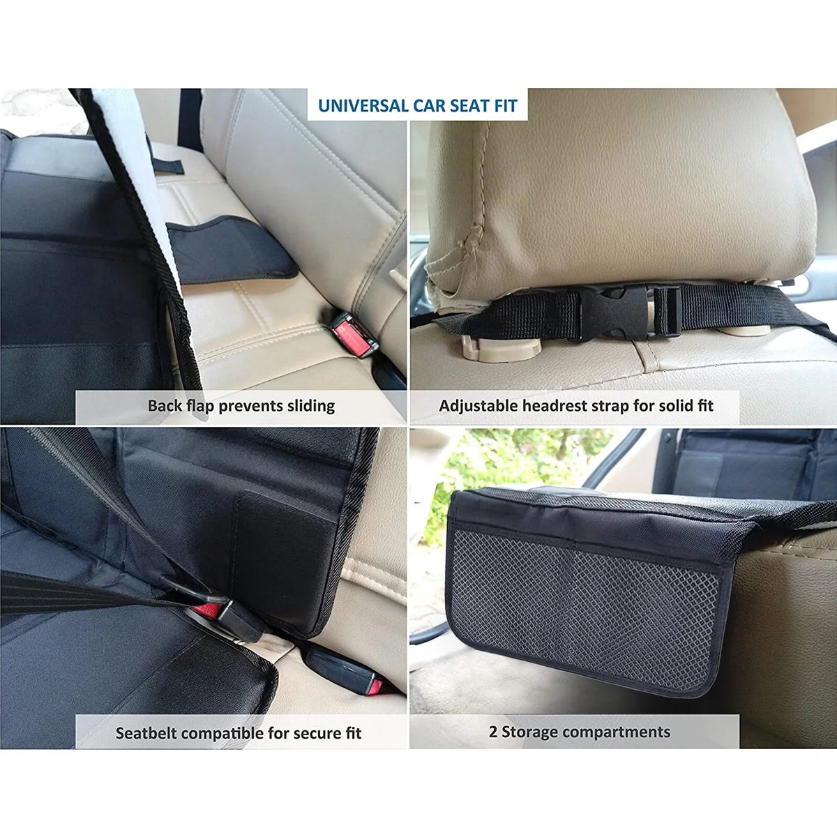Organizer Protector Seat Pocket Baby Seat Mat Cover Slip-Proof with Car Back Wear-Resistant
