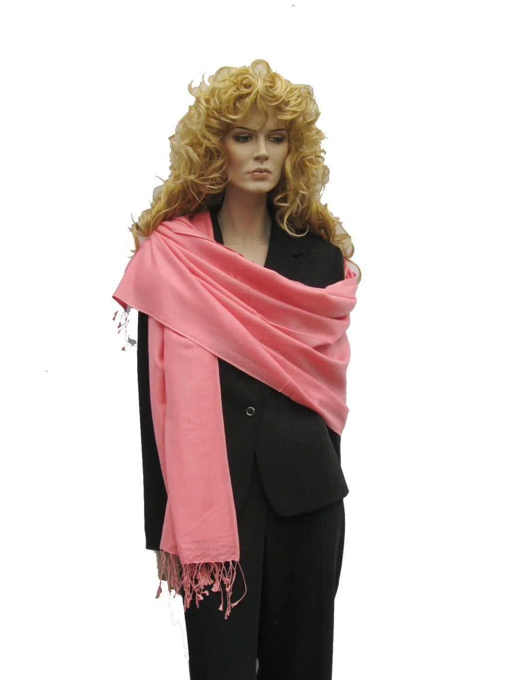 Scarf/Wool/Silk Scarf/Pashmina (Light Scarf/Scarves/Shawl/Shawls/Stole/Wrap/Pashmina Coral) Shawl/Cashmere/Cashmere
