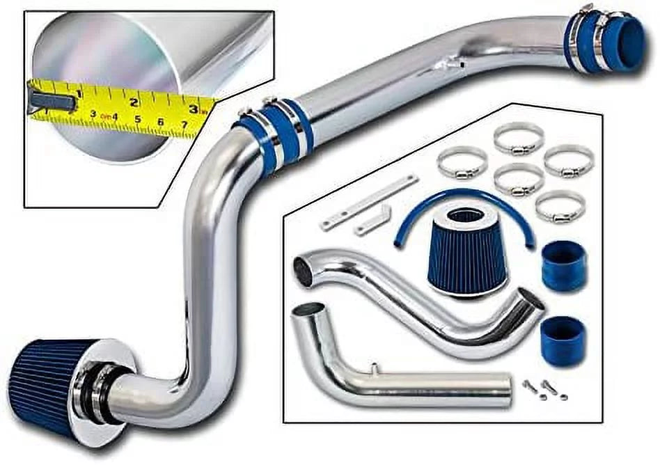 Combo + Acura LS Kit GS Integra 94-01 Filter For Cold Air Rtunes Intake Racing Compatible BLUE Models RS