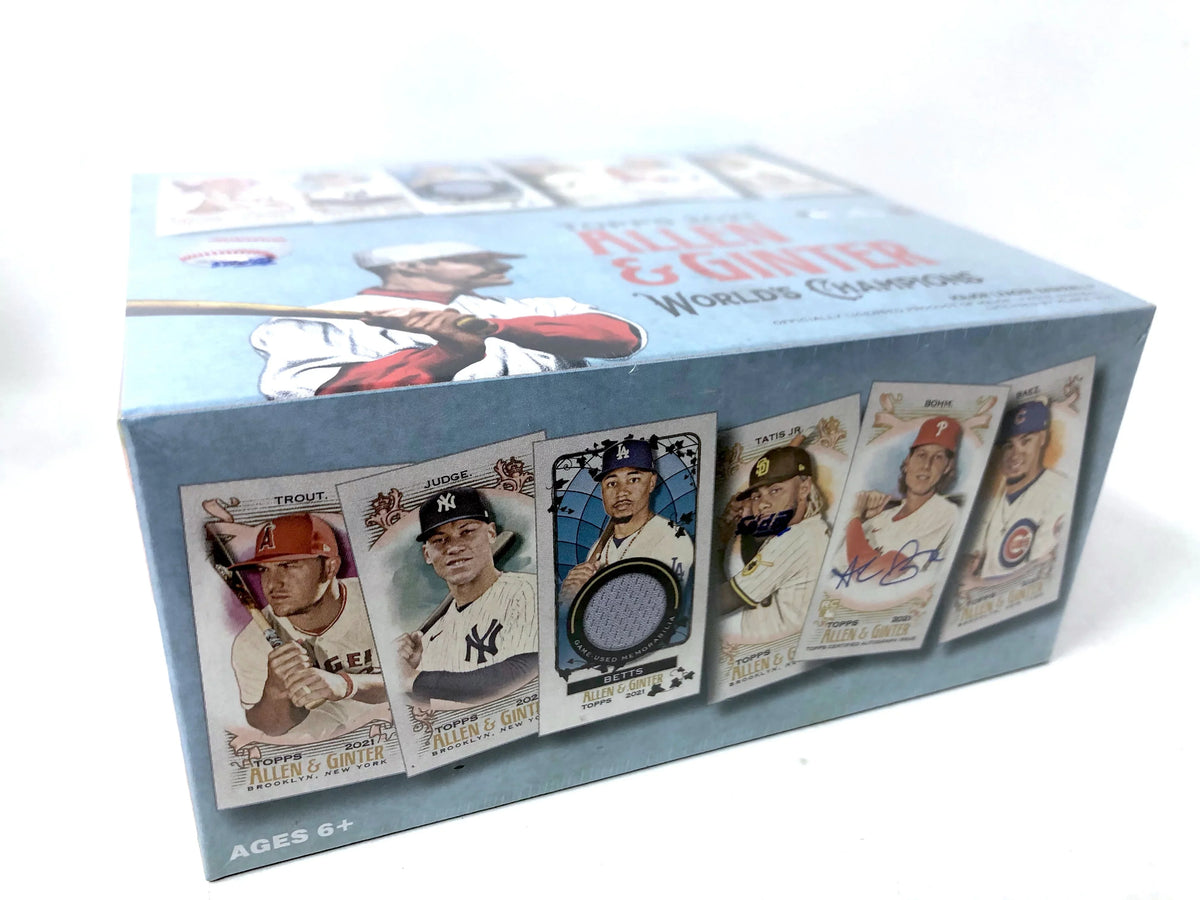 Box Display and 2021 Topps Retail Allen Ginter