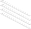 8 Lights, Office 12500LM, 110W Equiv.], Compact Strip for Garage Commercial Shop 8FT Warehouse, LED Slim 5000K, QCAI LED Foot [6-lamp Pack T8 Flush Wraparound Ultra 4 Light Grade Mount Fluorescent