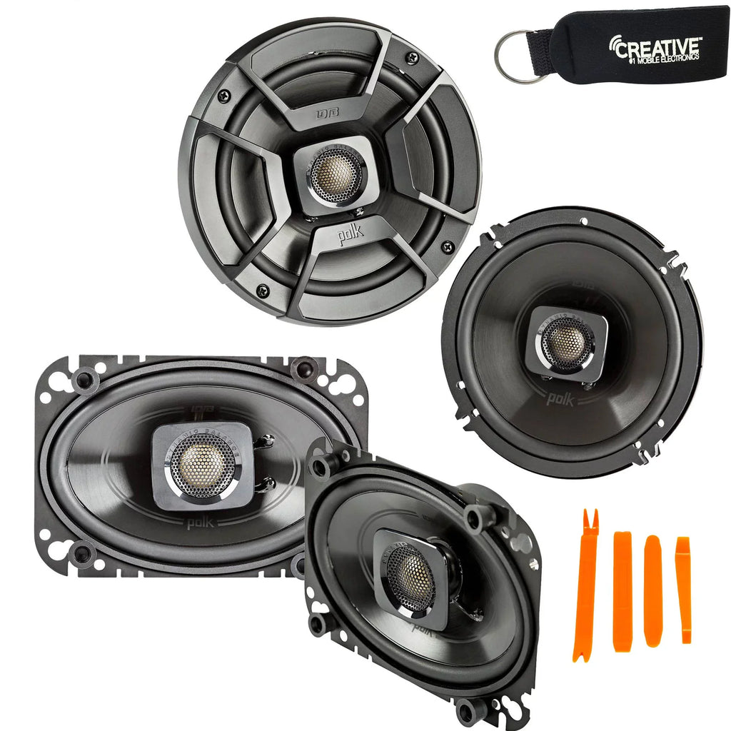 '- Pair - Speakers Coaxial Includes DB652 A and Pair A Of Bundle Polk 6.5" Audio Pair 2 4x6" Of DB462