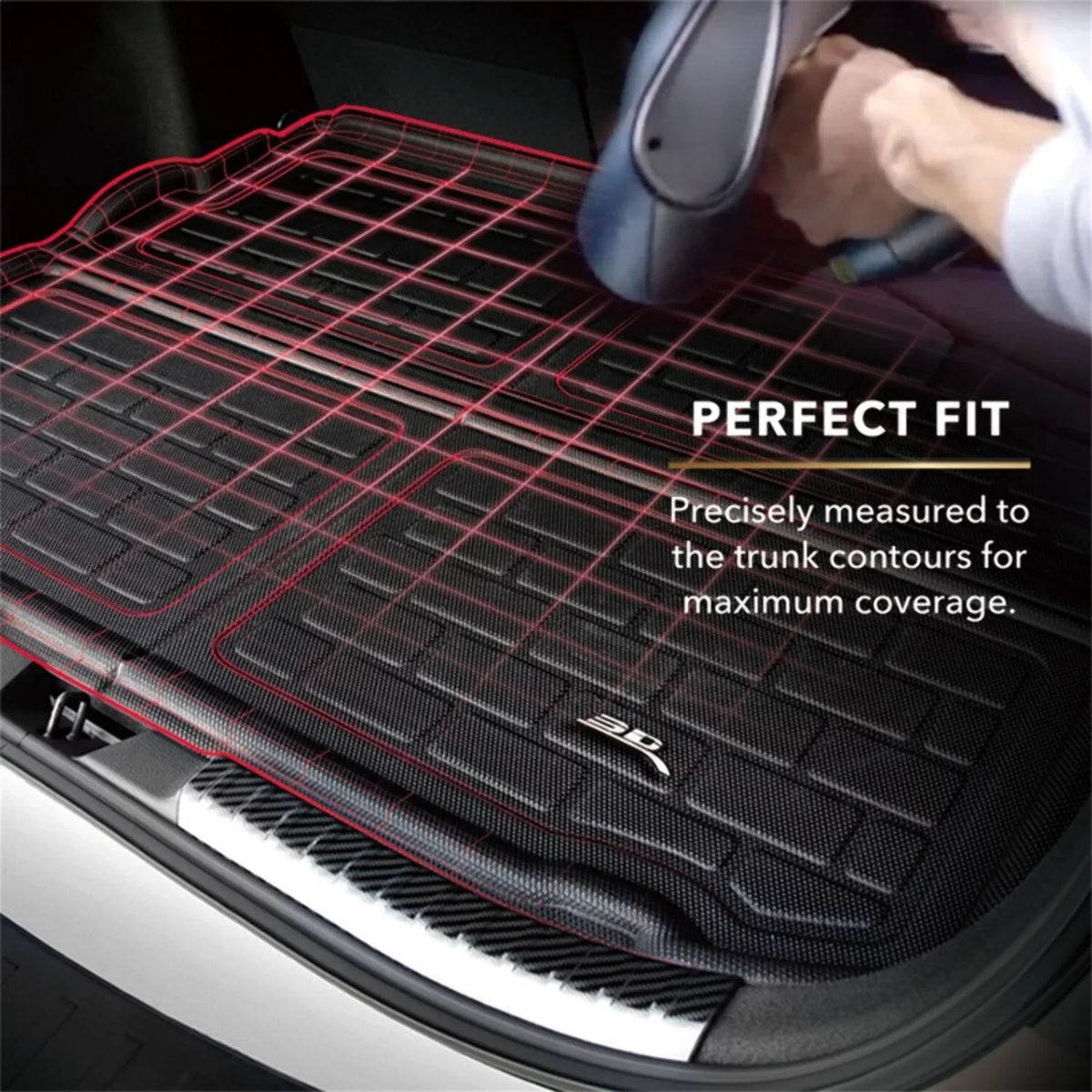 JEEP Liner (BLACK) RENEGADE compatible Cargo MAXpider Liner Cargo - KAGU 2015-2023 3D with