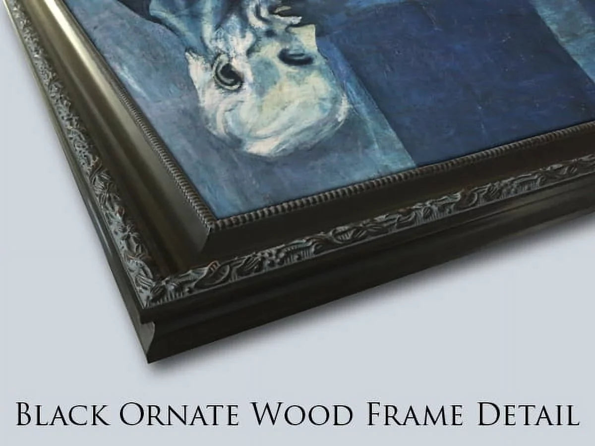Rocky Lander's Black Bierstadt Framed 'The 2x Mountains, Peak' 24x18 Art Albert Print Matted Ornate