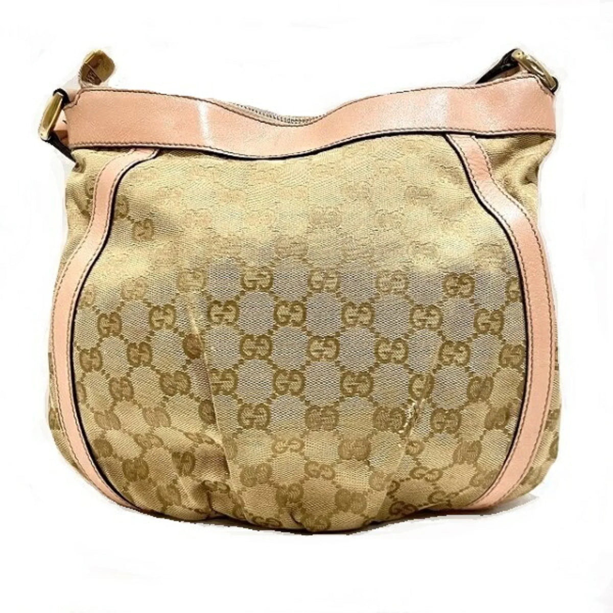 Canvas 203257 Abbey Ladies Pre-Owned Bag GG Shoulder (Good)