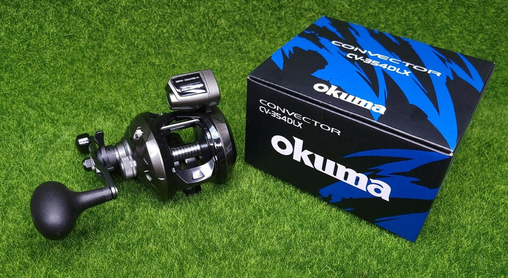 Left Low Line Profile Convector Counter Okuma Hand Fishing Reel Cv-354dlx