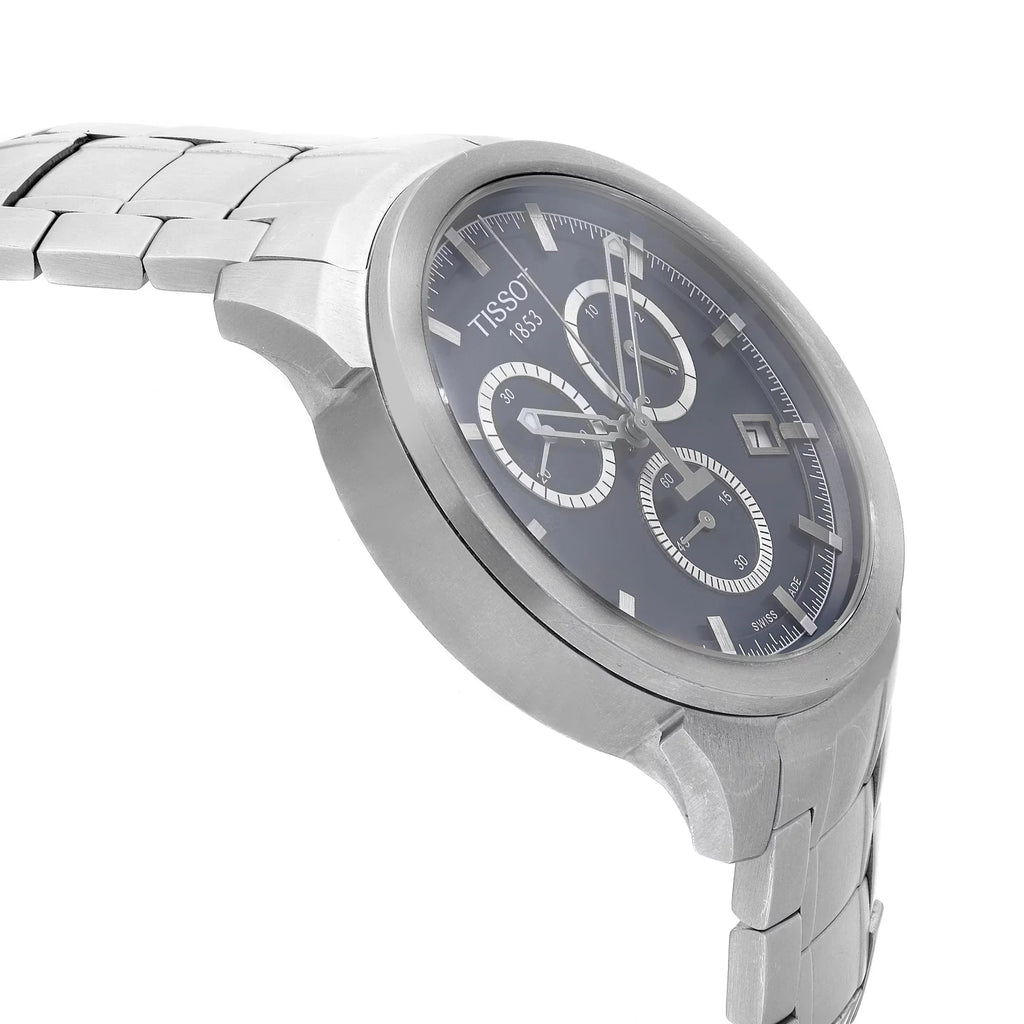 Blue Titanium Watch T069.417.44.041.00 Dial Quartz Tissot T-Sport Mens 43mm