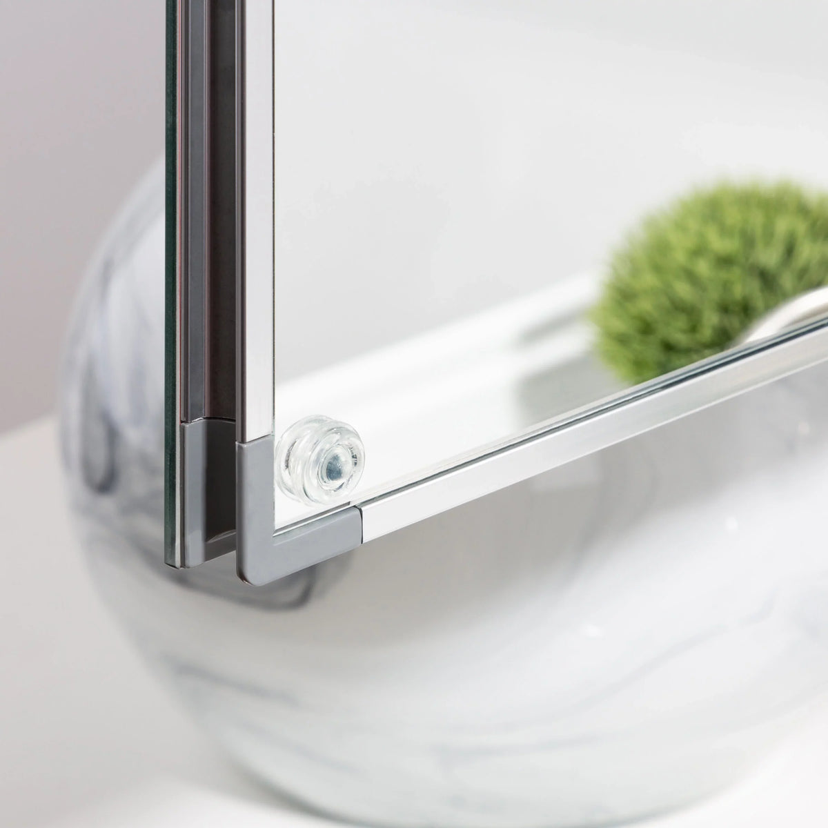 Cabinet Mirror Double Elegant Medicine Door Reflections