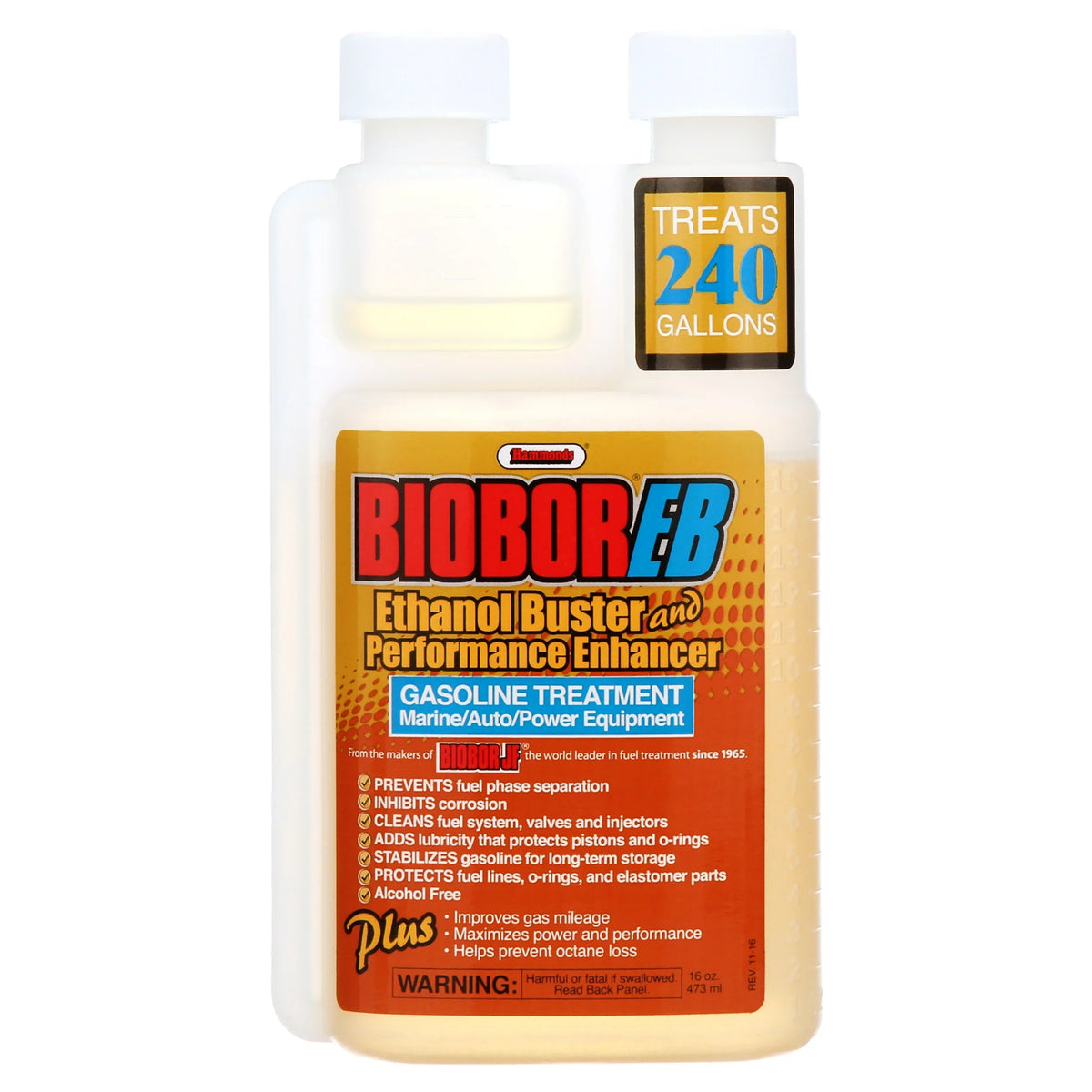 Eb Add BBEB16EZ01US Biobor Ethanol 16Oz Gas Biobor
