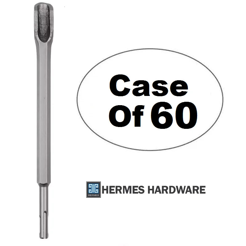 Plus (14x250x22mm) 0.86 Chisel $5/each) 60Pc In. of ( Case In. 10 Hardware Hermes Groove x SDS