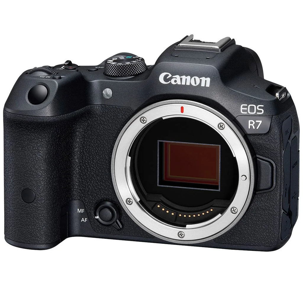 EOS 2 SV Mirrorless + 32GB with Canon Only) Memory Flash SanDisk Card Case (Body R7 Accessory Bundle + Premium Camera Pack + LED