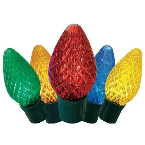GE ENERGY Staybright 477593 75-Count STAR String LED LED C9 Multicolor Christmas Lights