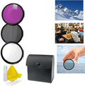 Kit Multiple Coated Appropriate Alpha 3pc Cleaning 62mm + A6000 3-Piece Filter Kit