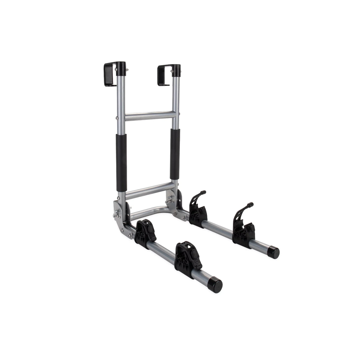 & Mount Bike (51492) Bikes Rack Silver | Holds 2 Ladder Camper/RV Black | Camco to Up