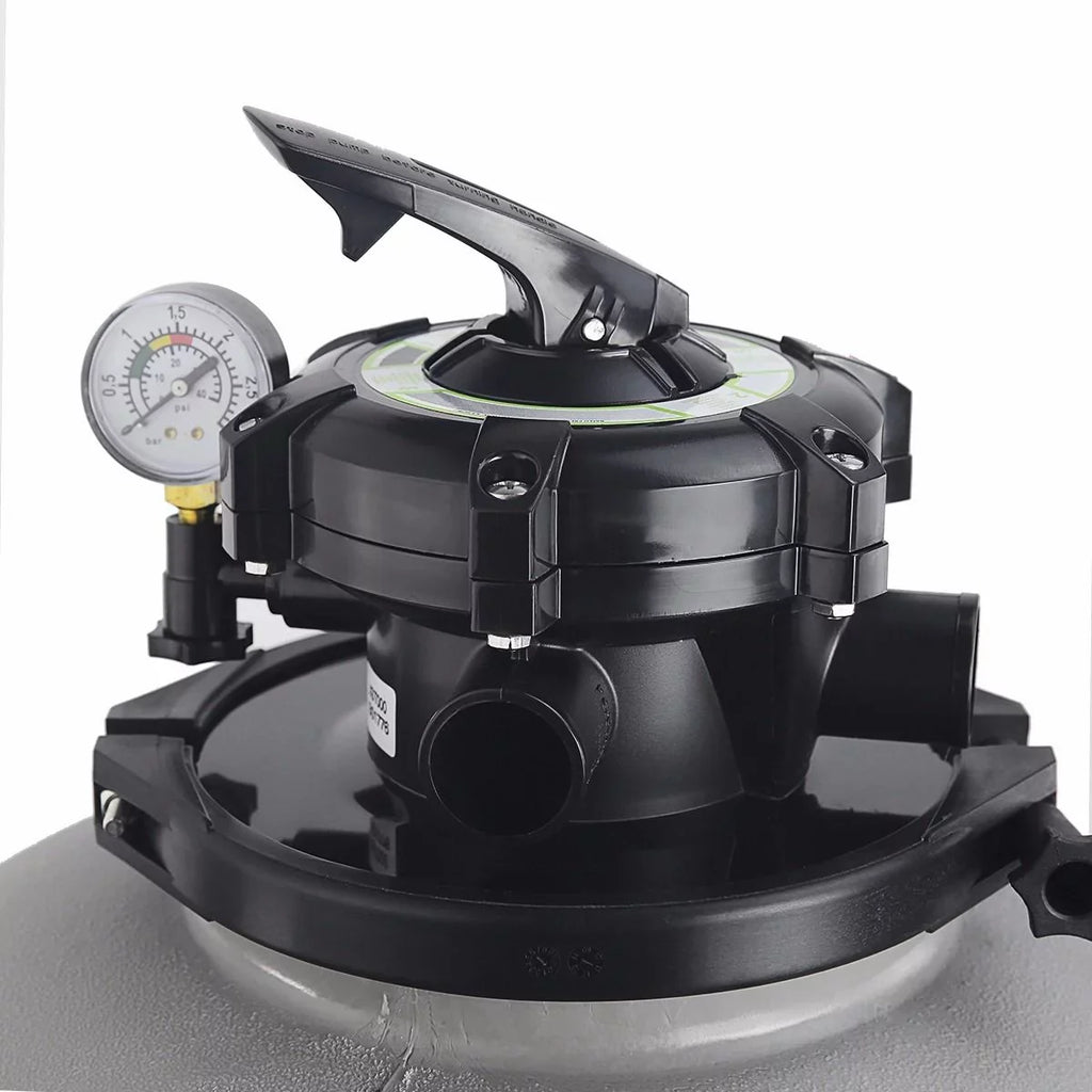 Filter Multi-Port Sand Pool 19" with 1.5HP System Filter 4500GPH Aboveground Set Pump XtremepowerUS inch