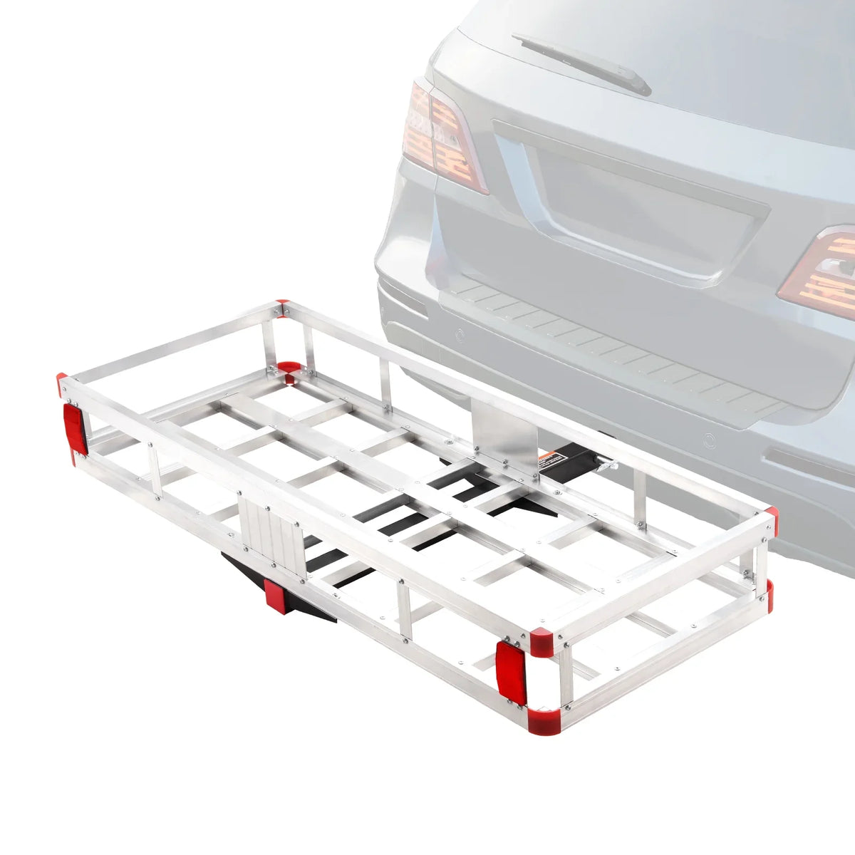 2" SKYSHALO Cargo 6 Hitch Carrier 20 500lb Receiver Mount 47 in x Aluminum x For