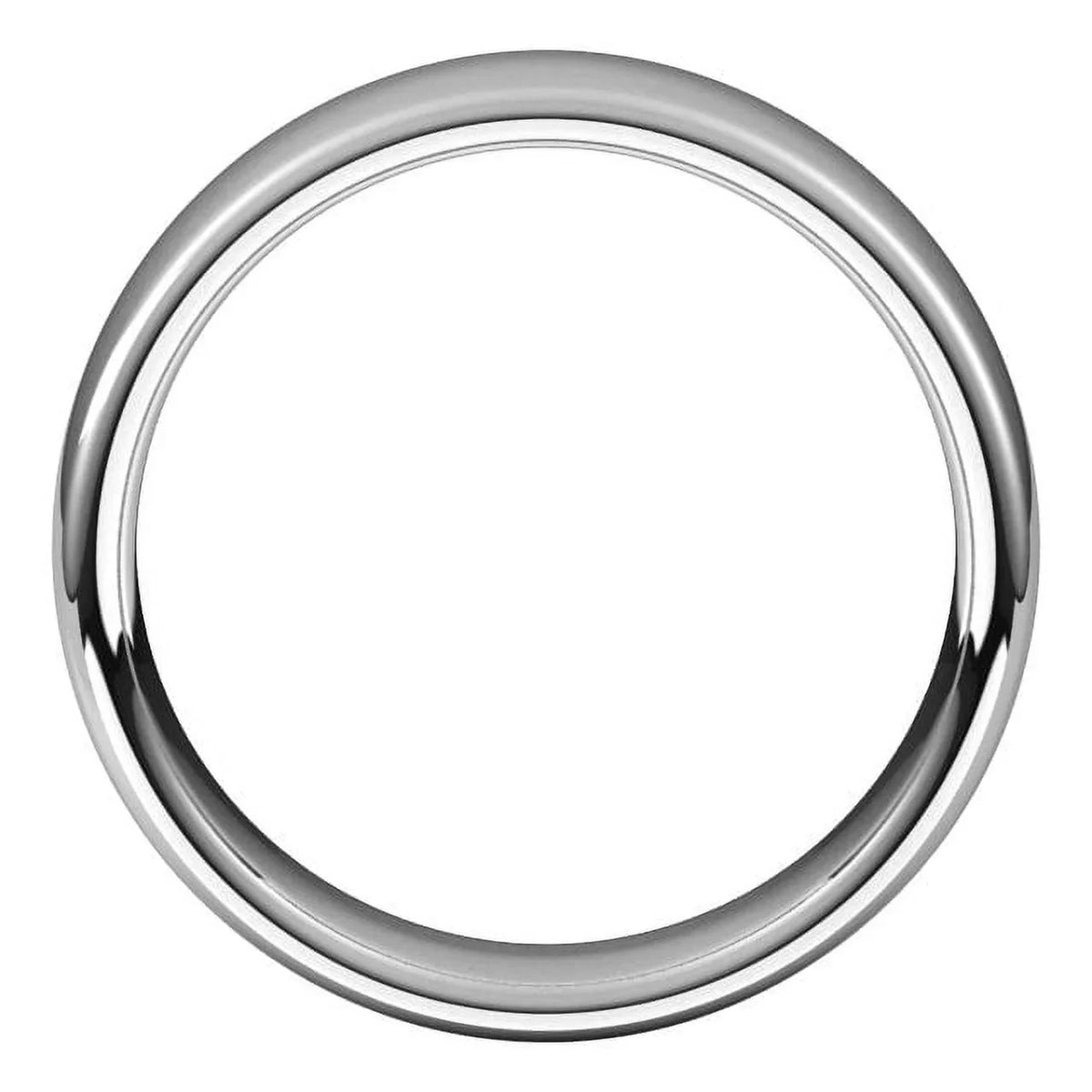 White 14K European 11 Band X1 6 mm dimension E11:1054:P